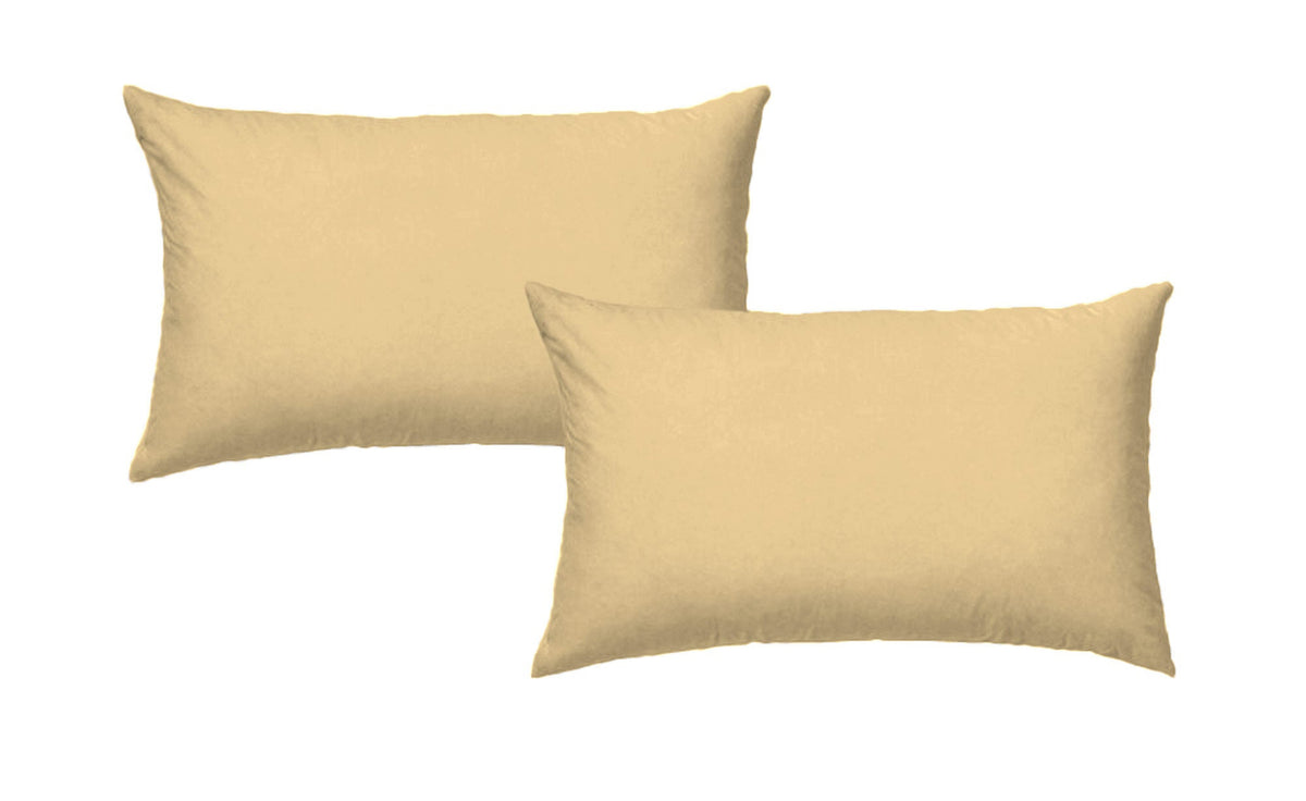 White Plain Bed Pillowcases