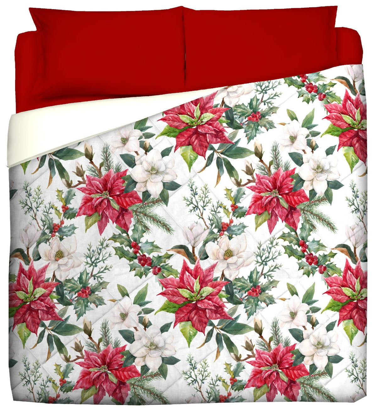 REINDEER WOOD Winter Quilt
