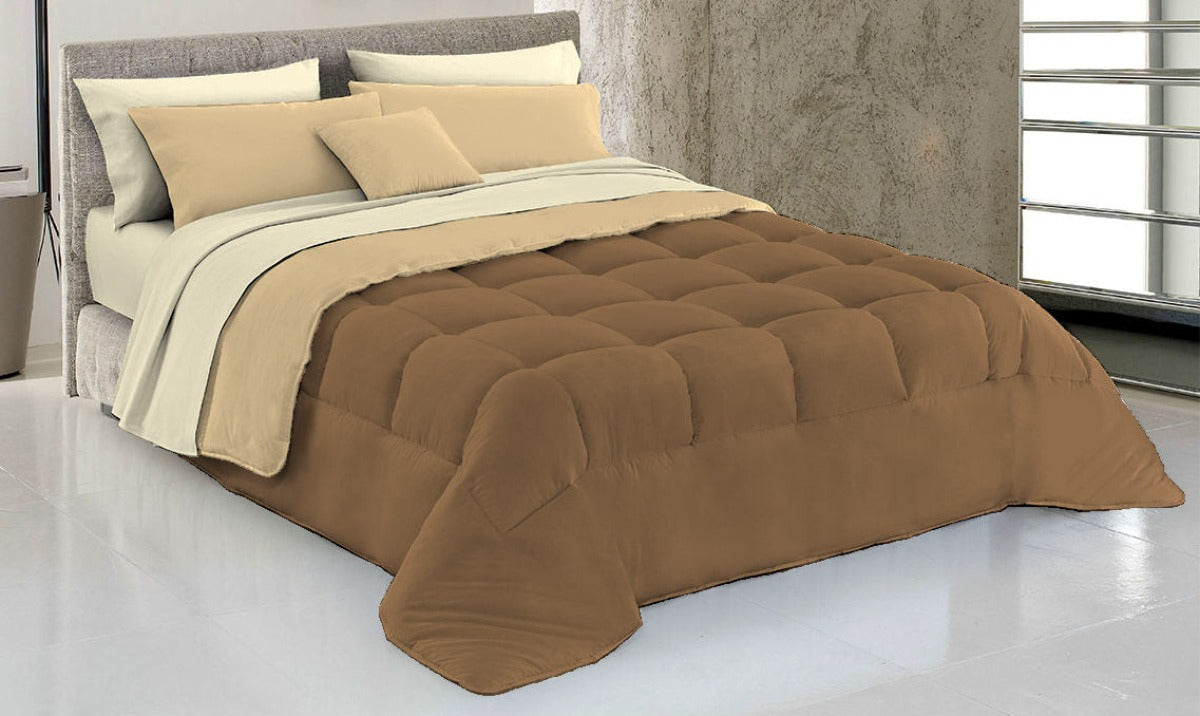 Trapunta Invernale - Tinta unita - TABACCO