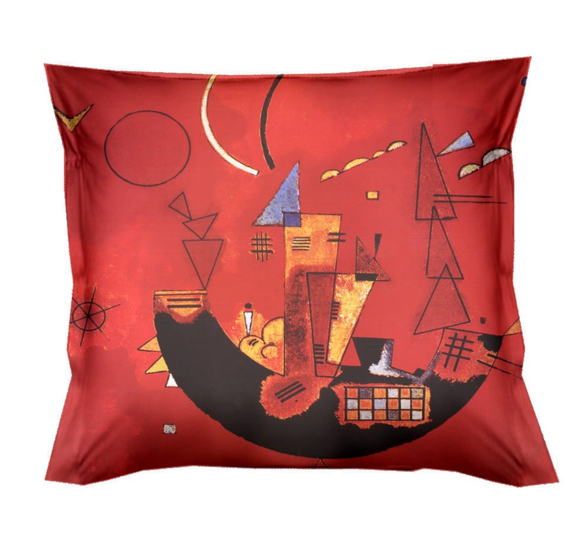 Cuscino Arredo 40x40cm - Kandinsky- Red Universe
