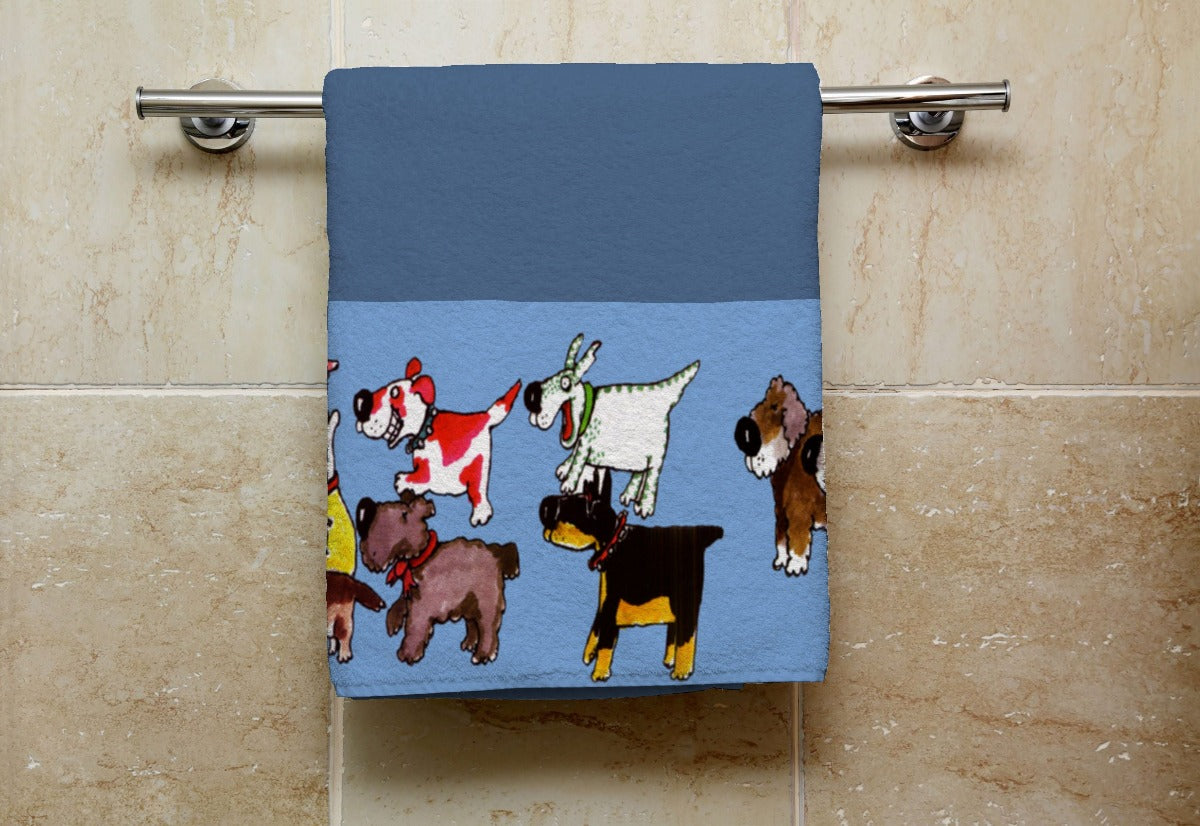 Telo doccia - CANI STRANI