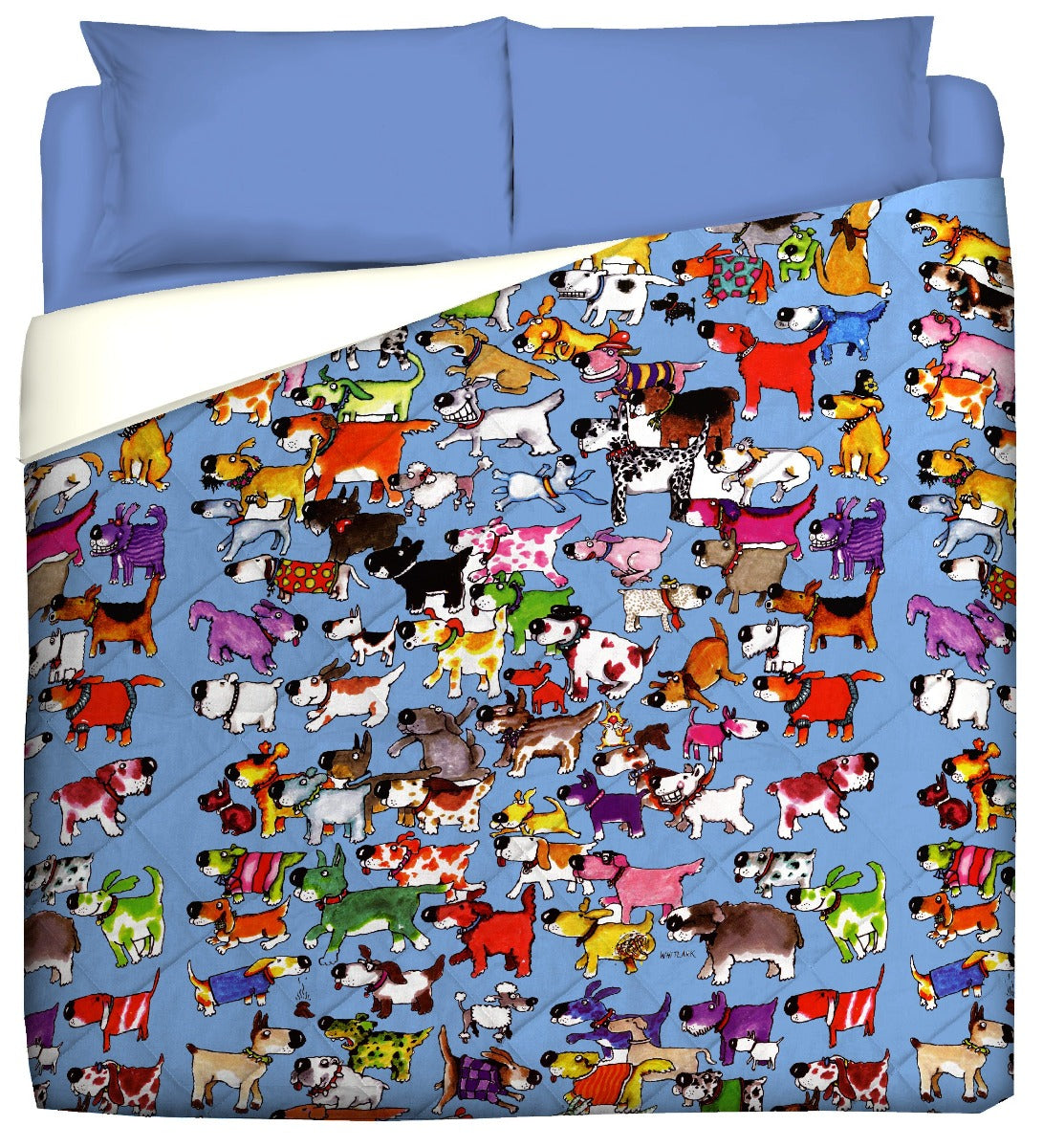 Winter Quilt - Funny Bed - Strange Dogs