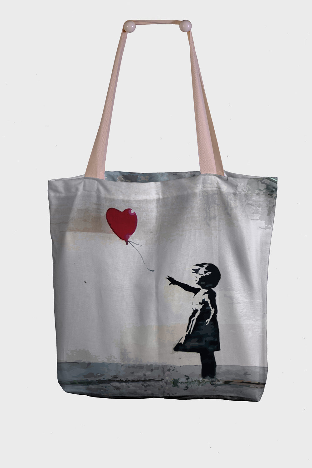 Shopper Girl with love ballon