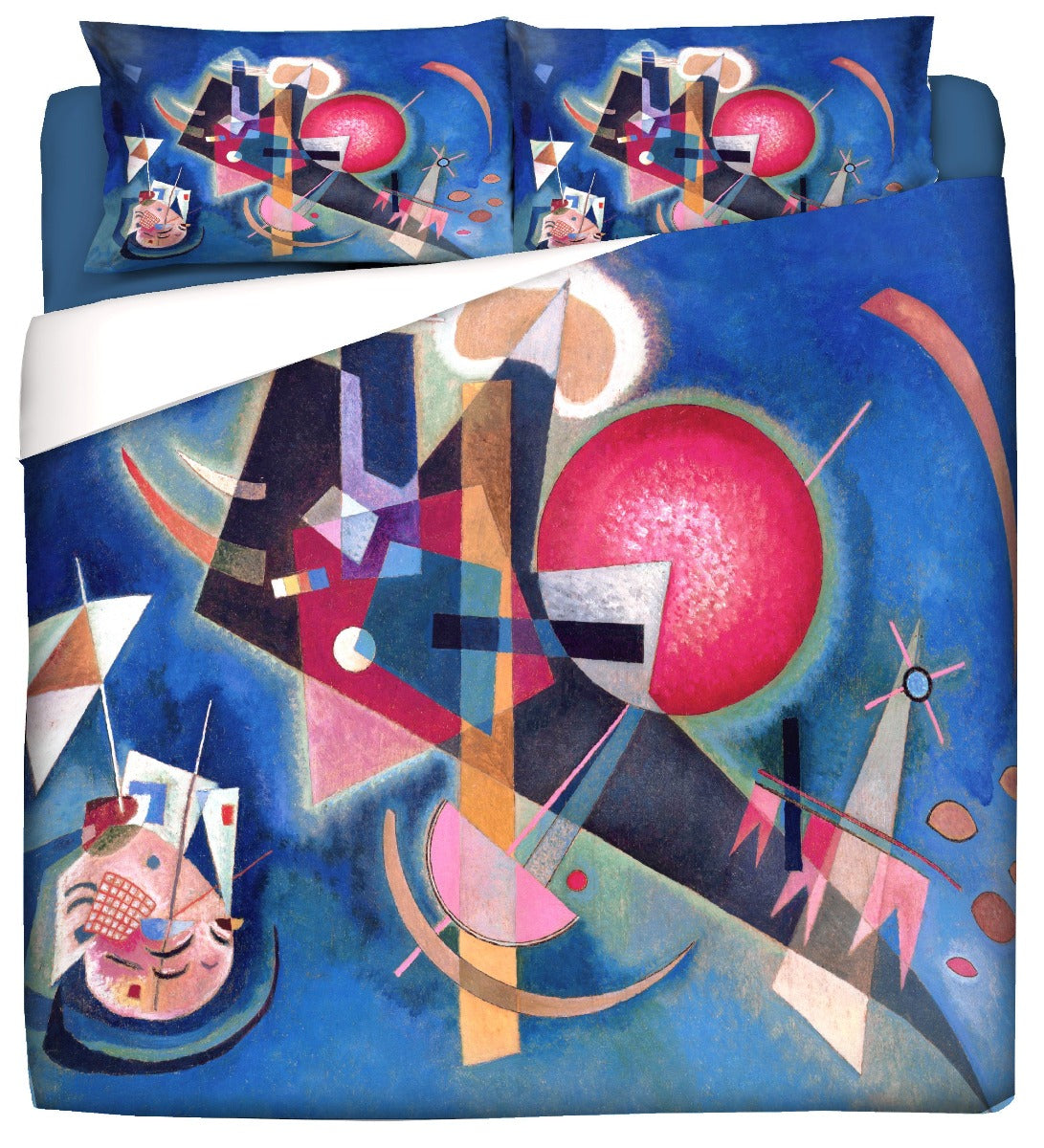 Copripiumino con federe - Kandinsky - In Blu