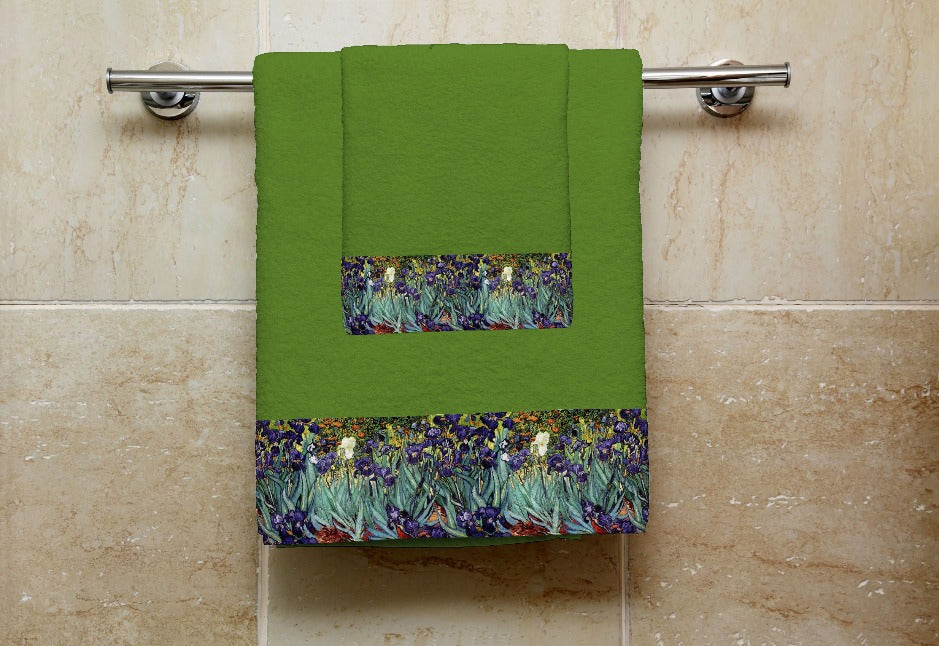 Set 1 Towel + 1 Guest - VAN GOGH - IRIS