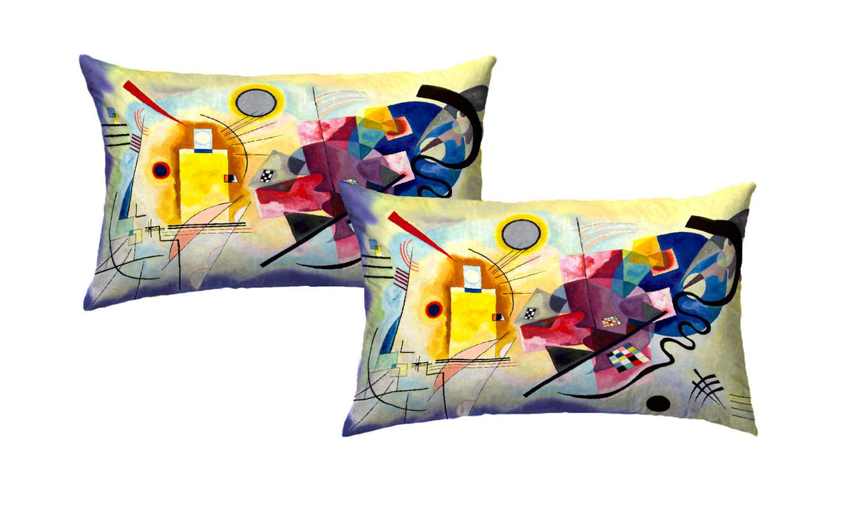 Federe Letto - Kandinsky- Giallo Rosso Blu