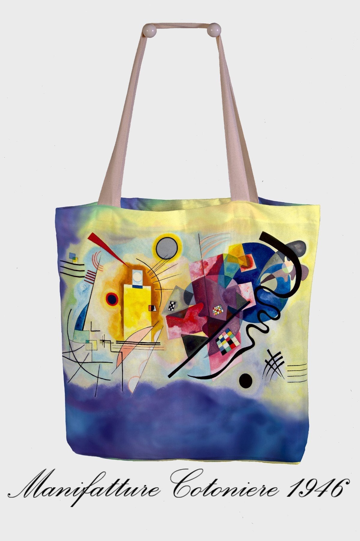 Kandinsky Shopper - Yellow Red Blue