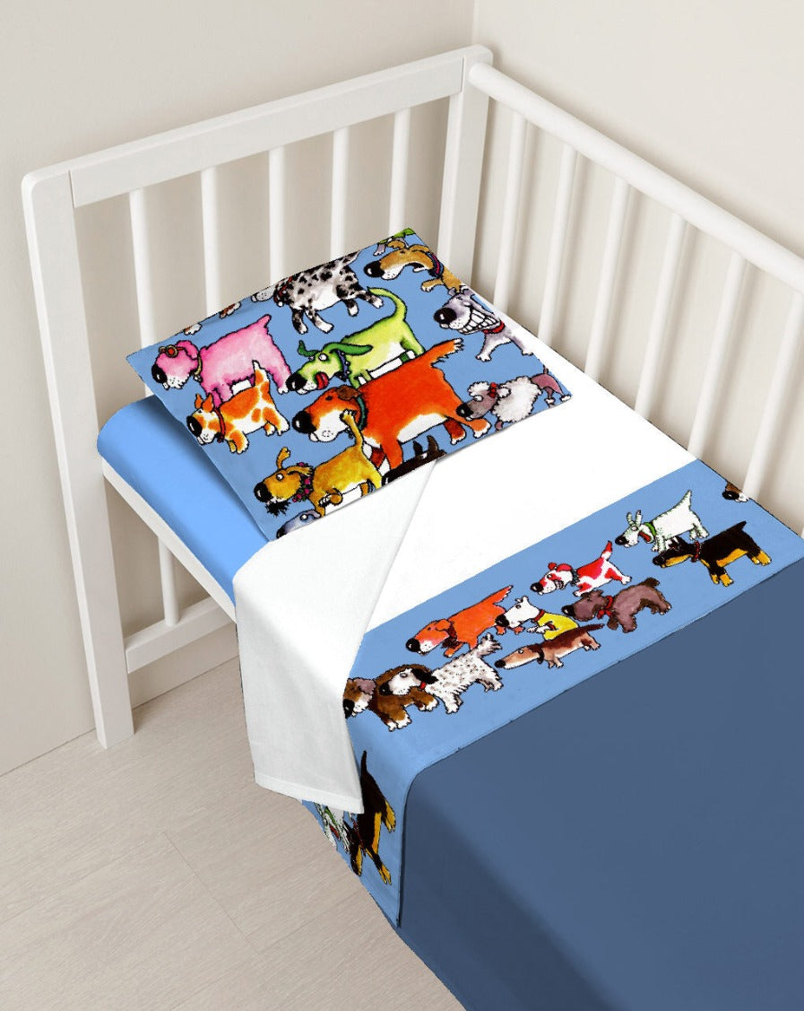 Bed sheet with pillowcase HAPPY FAMILY