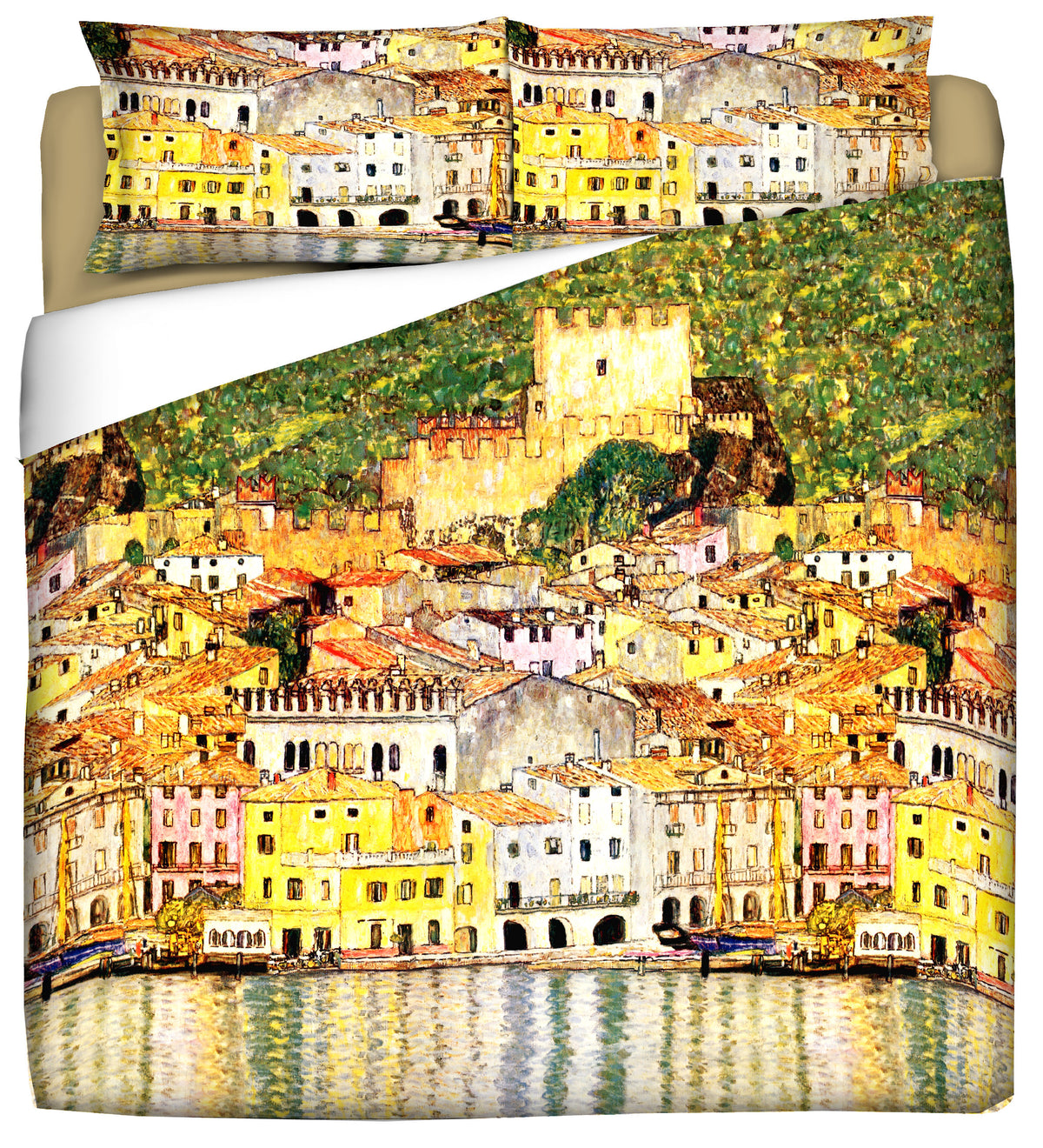 Copripiumino con federe - Malcesine - Klimt