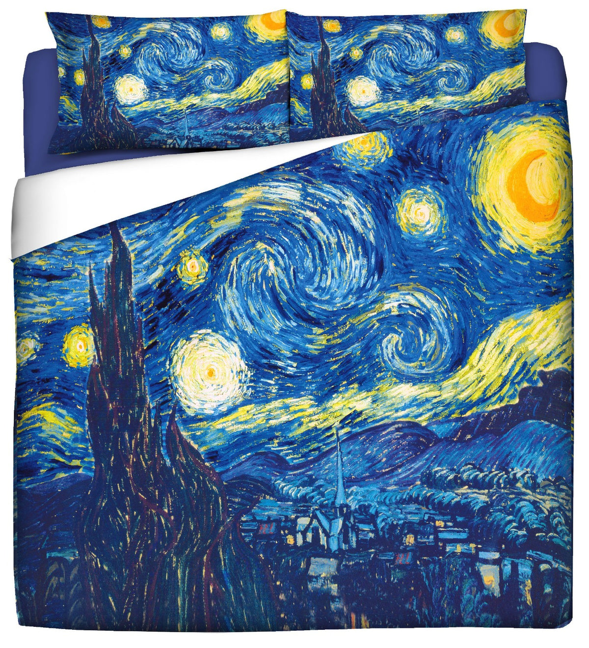 Copripiumino con federe - Van Gogh-Notte Stellata