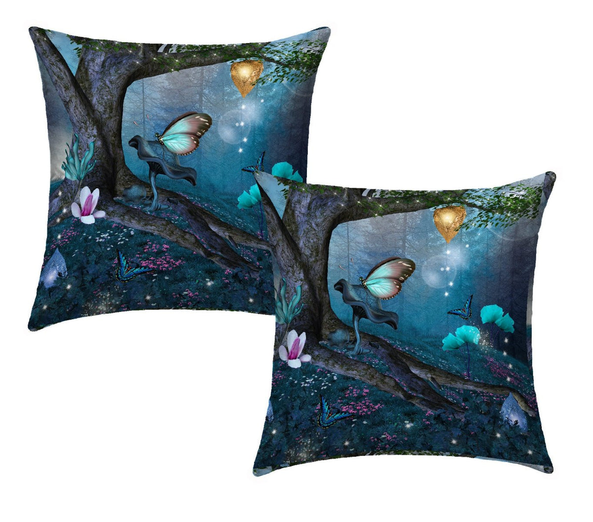 Coppia Fodere per Cuscino Arredo - Fantasy - Dreamland