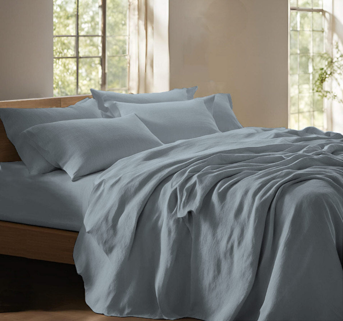 Sheets with pillowcases - Solid color White