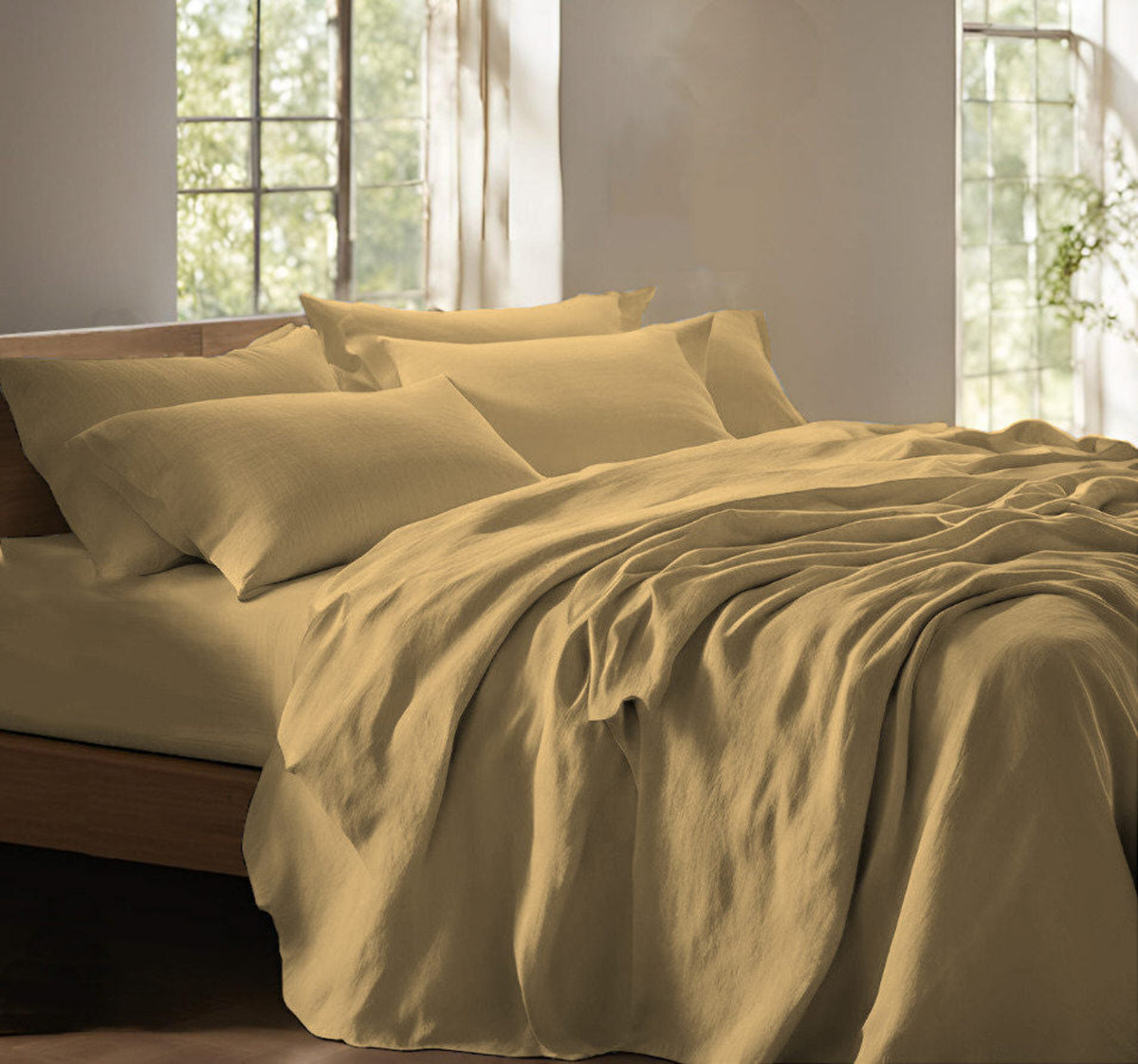 Sheets with pillowcases - Solid color White