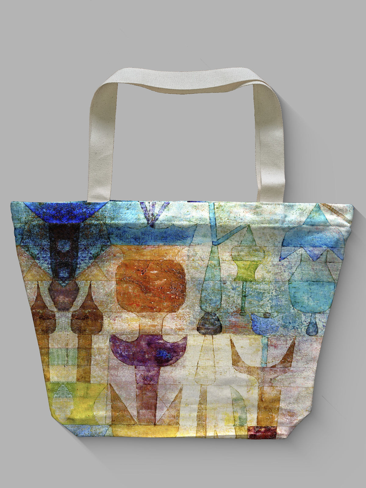 Borsa tessile con cerniera - KLEE - PIANTE DEL PRIMO MATTINO