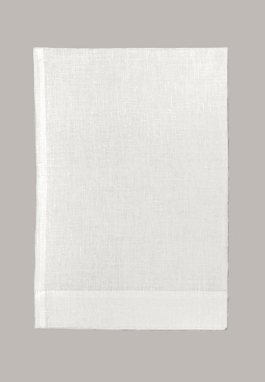 Telo doccia  PURO LINO  Bianco