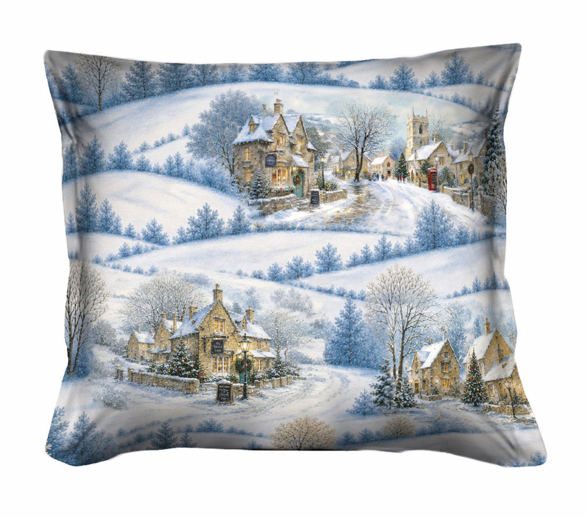 Cuscino Arredo cm. 40x40 - VILLAGGI SOTO LA NEVE