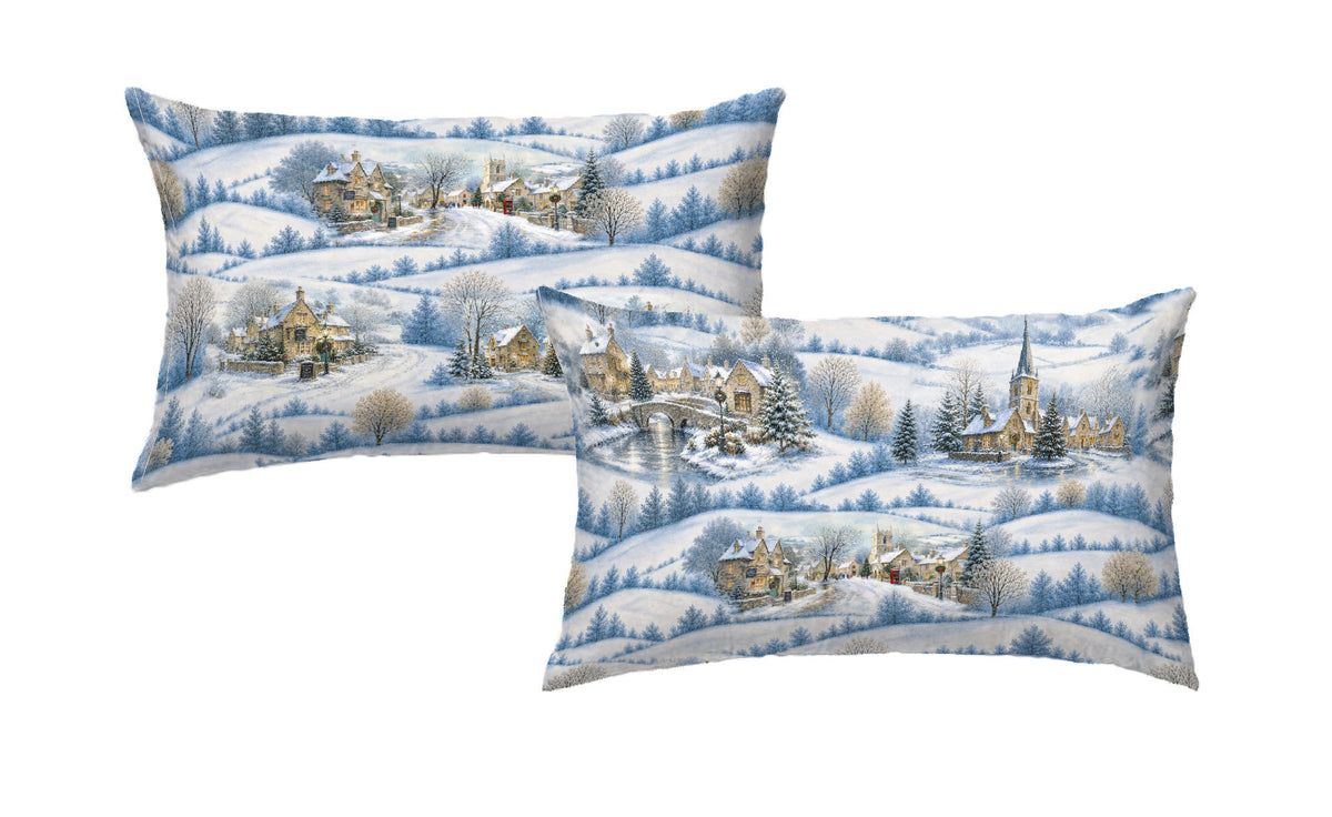 Federe Letto - VILLAGGI SOTTO LA NEVE
