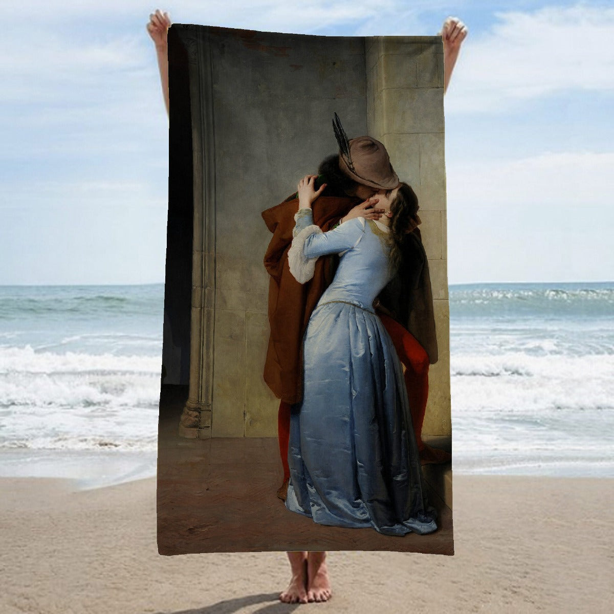Beach towel - HAYEZ - THE KISS