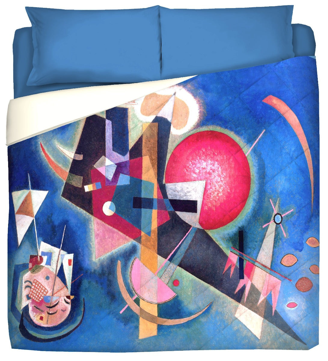 Lightweight Quilt - Kandinsky - In Blue