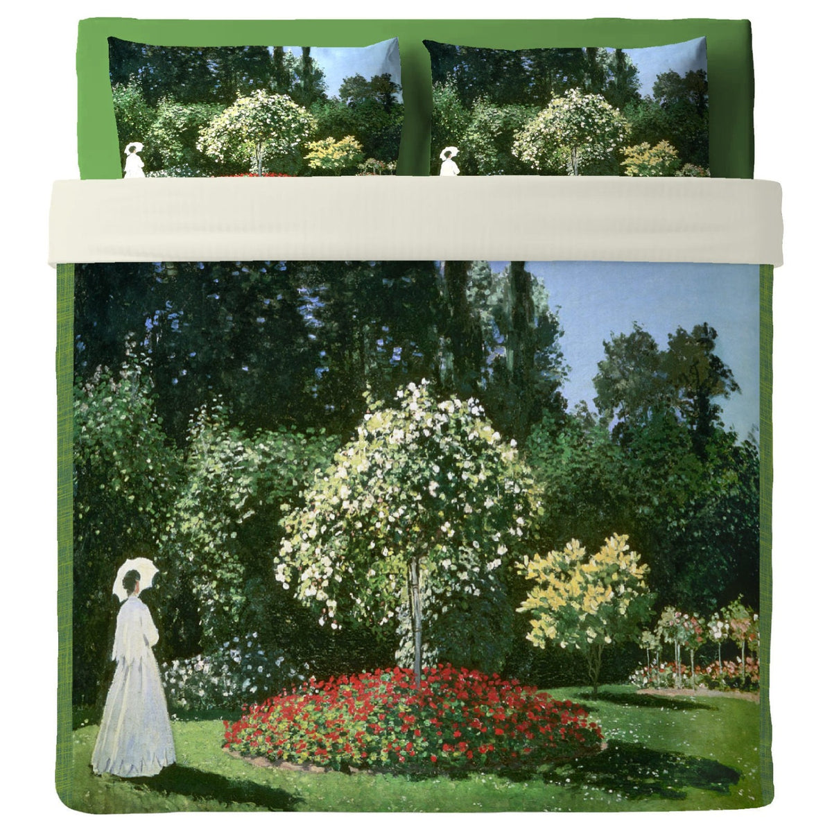 Bedsheet with pillowcases Monet Campo di Papaveri
