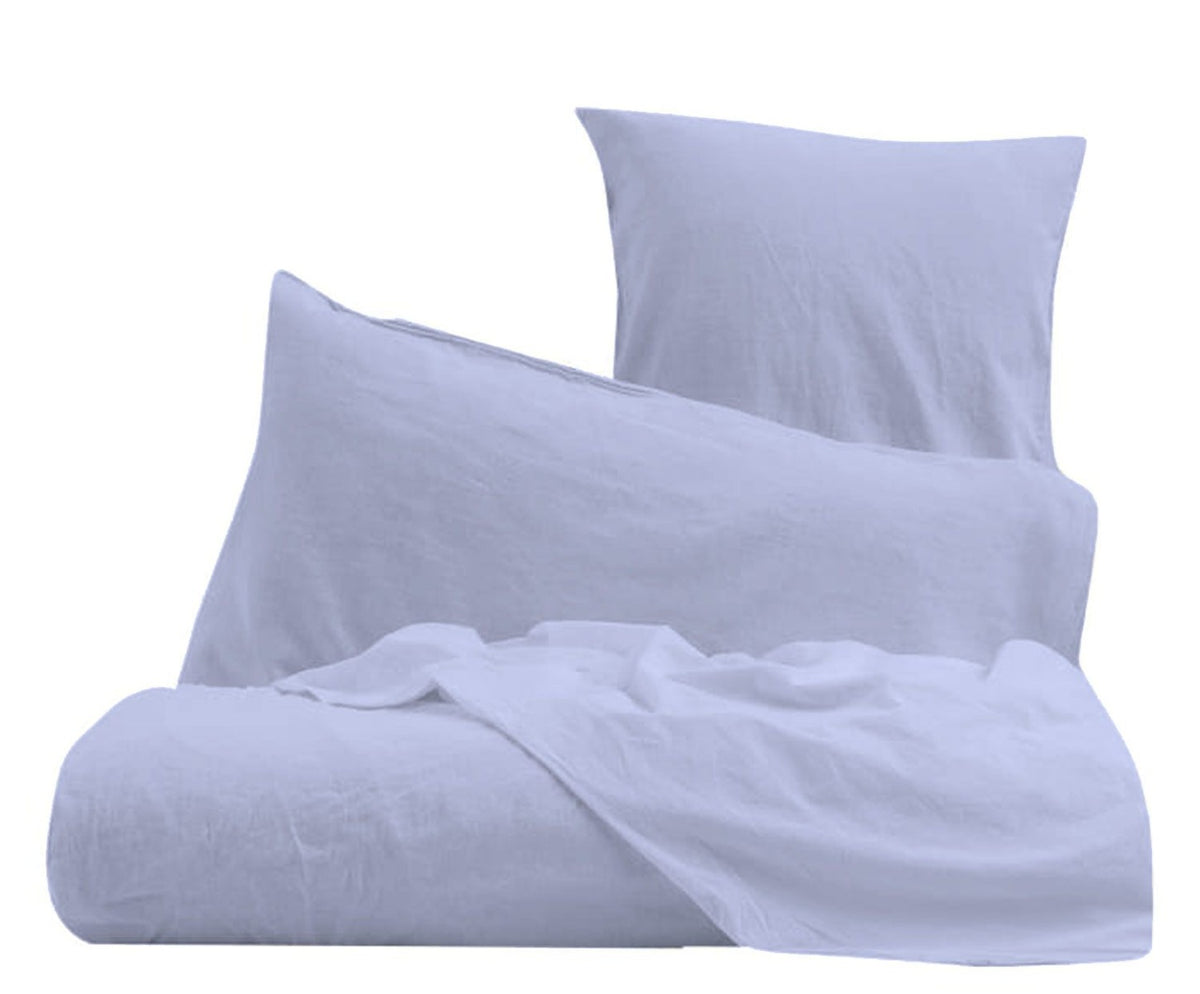Sheets with pillowcases - Light blue solid color