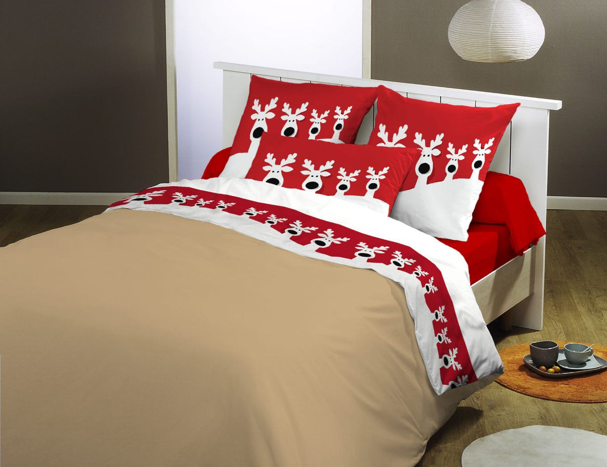 Sheets with pillowcases - CURIOUS REINDEER