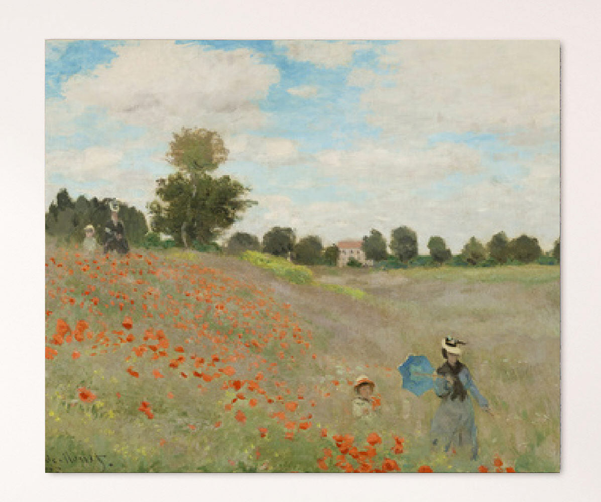 Monet Furniture Panel Field of poppies