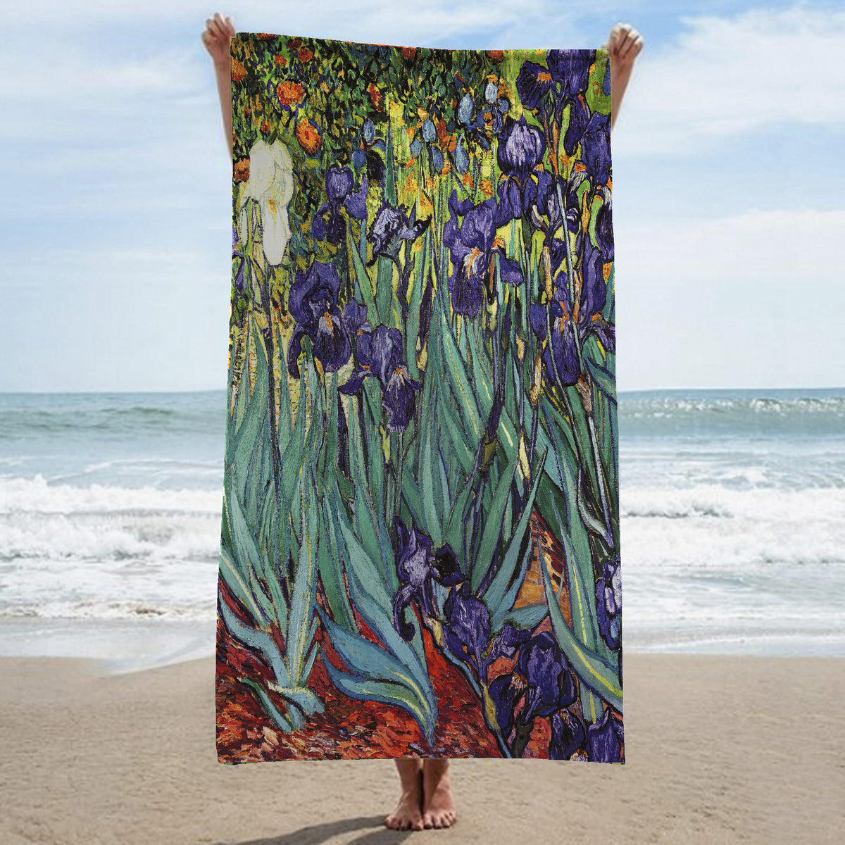 Beach towel - VAN GOGH - IRIS