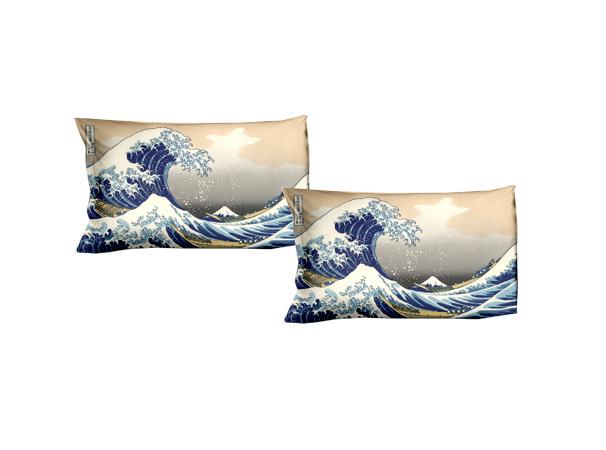 Bed Pillowcases - Hokusai-The Great Wave off Kanagawa